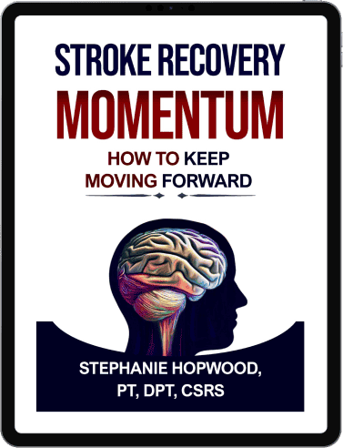 Stroke Recovery Momentum by Stephanie Hopwood eBook Cover